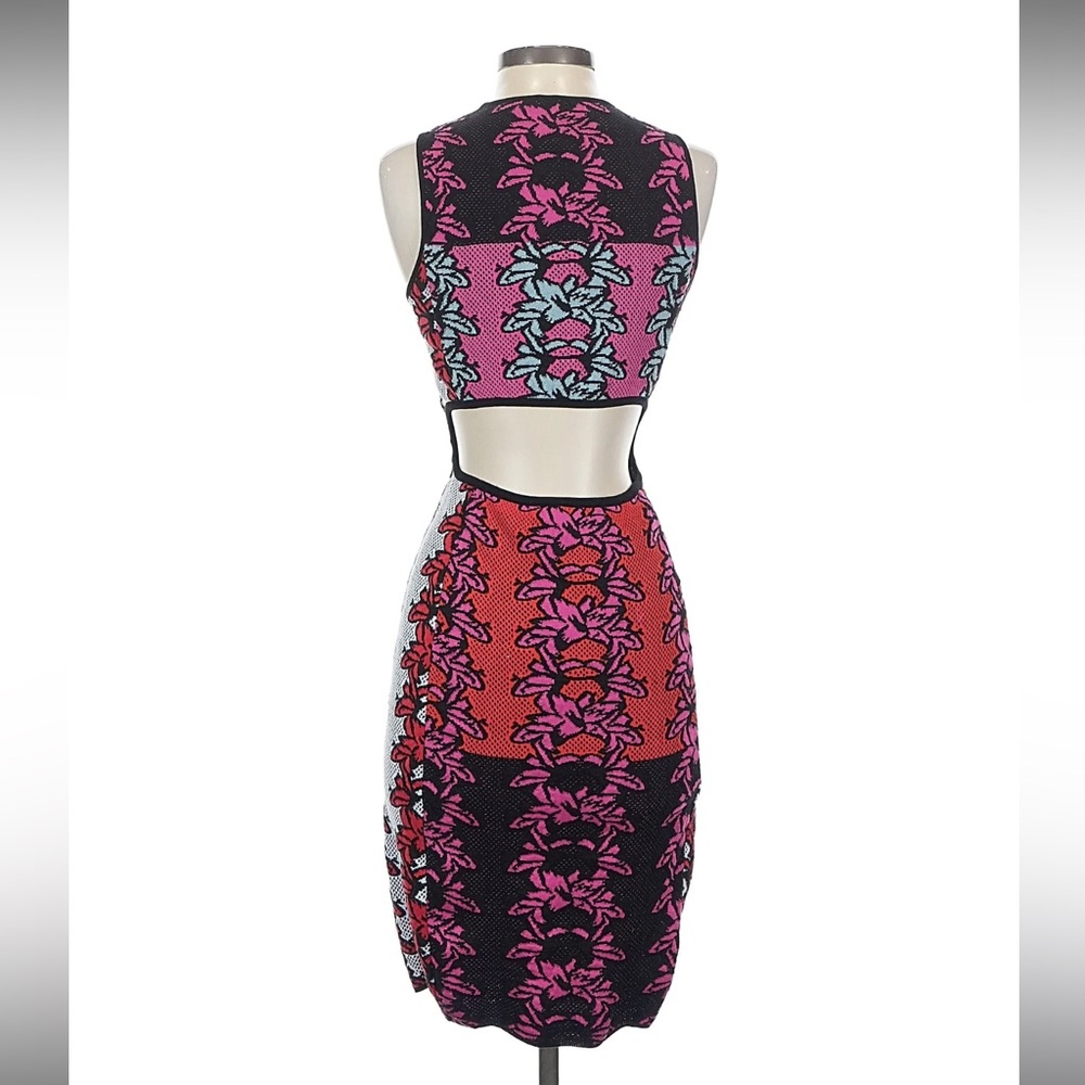 Missoni Hibiscus Intarsia Size 4 Cocktail Dress with Back Cutout - Picture 2 of 8